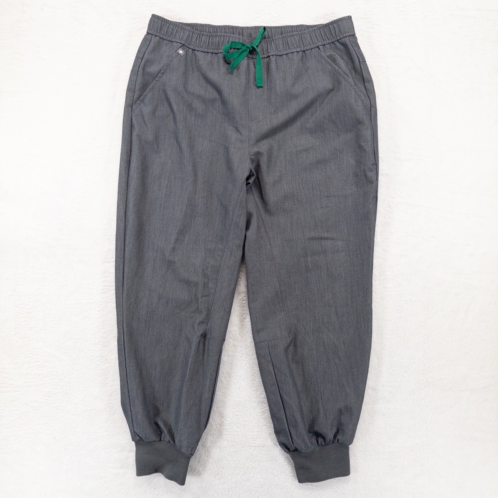 FIGS Mens Tansen Scrub Jogger Pants Size Large Gray Heather Medical Technical